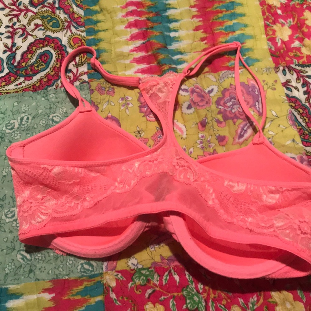 Pink Frontclose Racerback Bra - Picture 2 of 2